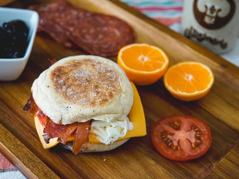 Shmiscuit breakfast biscuit sandwich photo